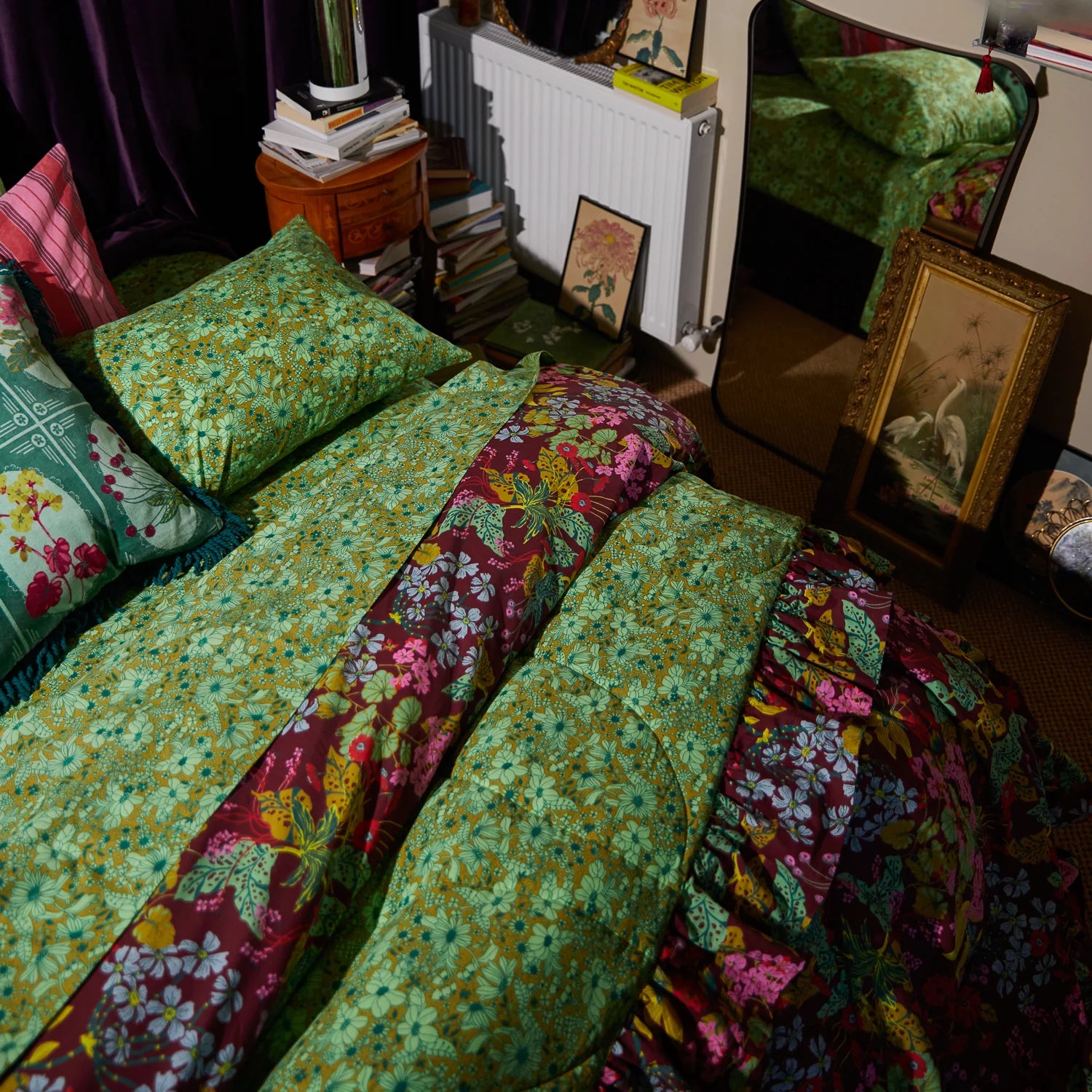 Genevieve Ruffle Bedcover by Sage & Clare