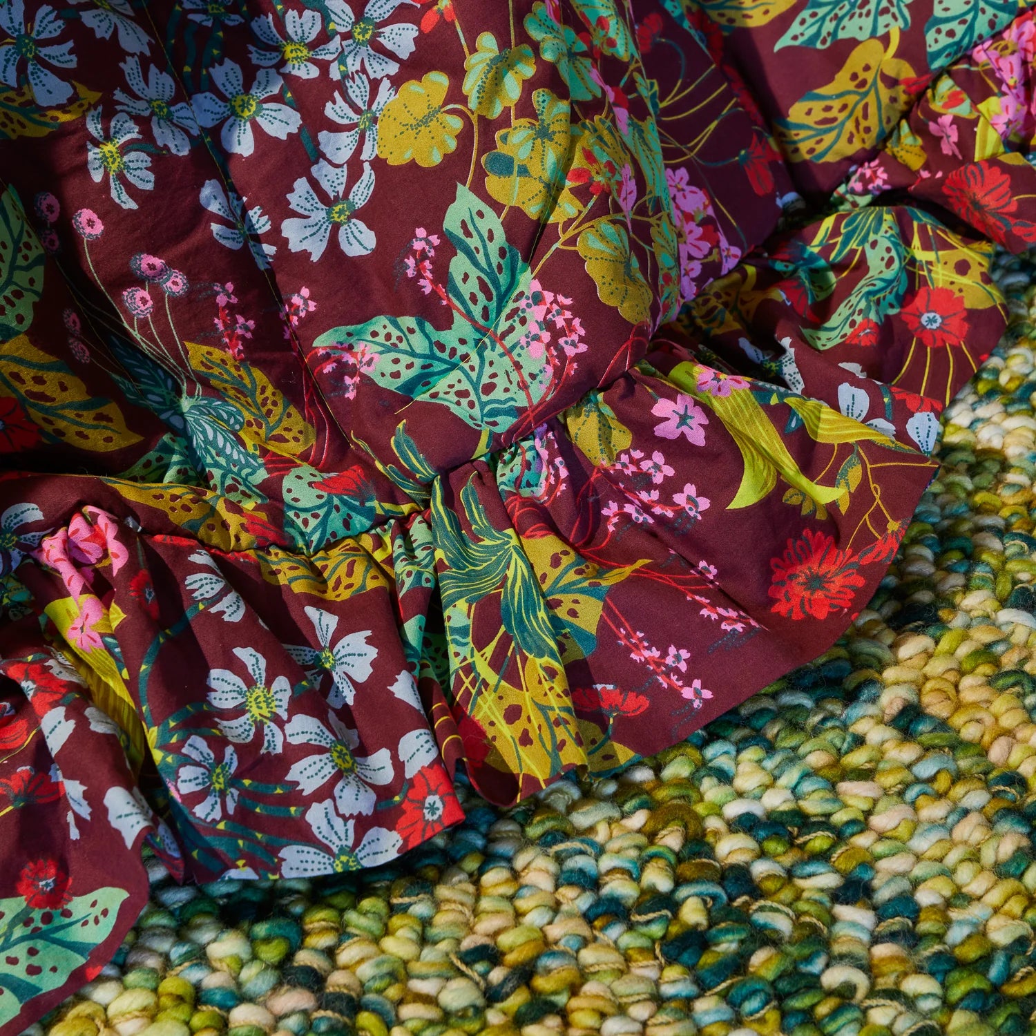 Cotton Genevieve Ruffle Bedcover by Sage & Clare