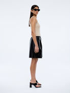 Light brown singlet top by Ena Pelly