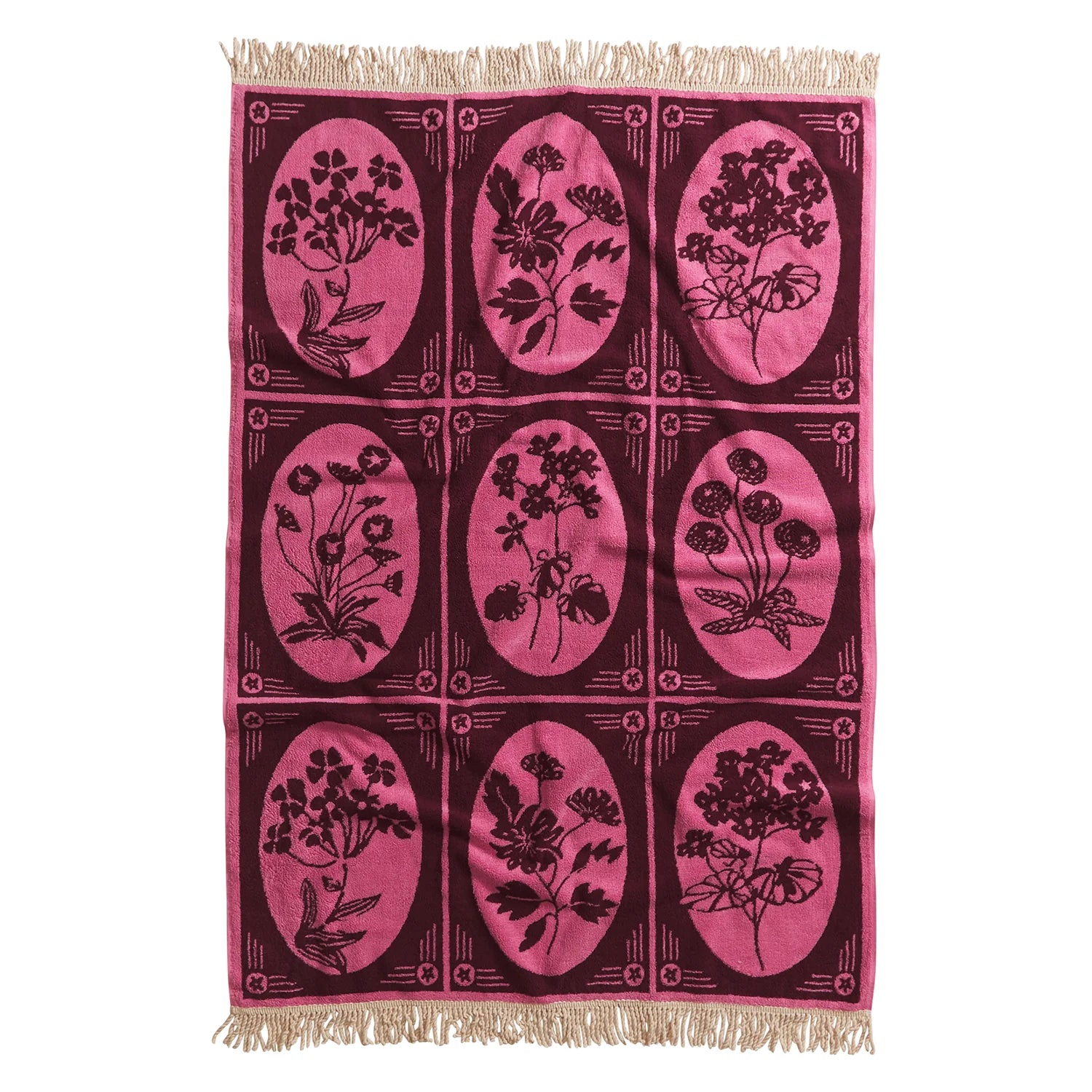 Gigi Bath Sheet Como Pink by Sage and Clare