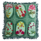 Gigi green Velvet Cushion forest by Sage & Clare