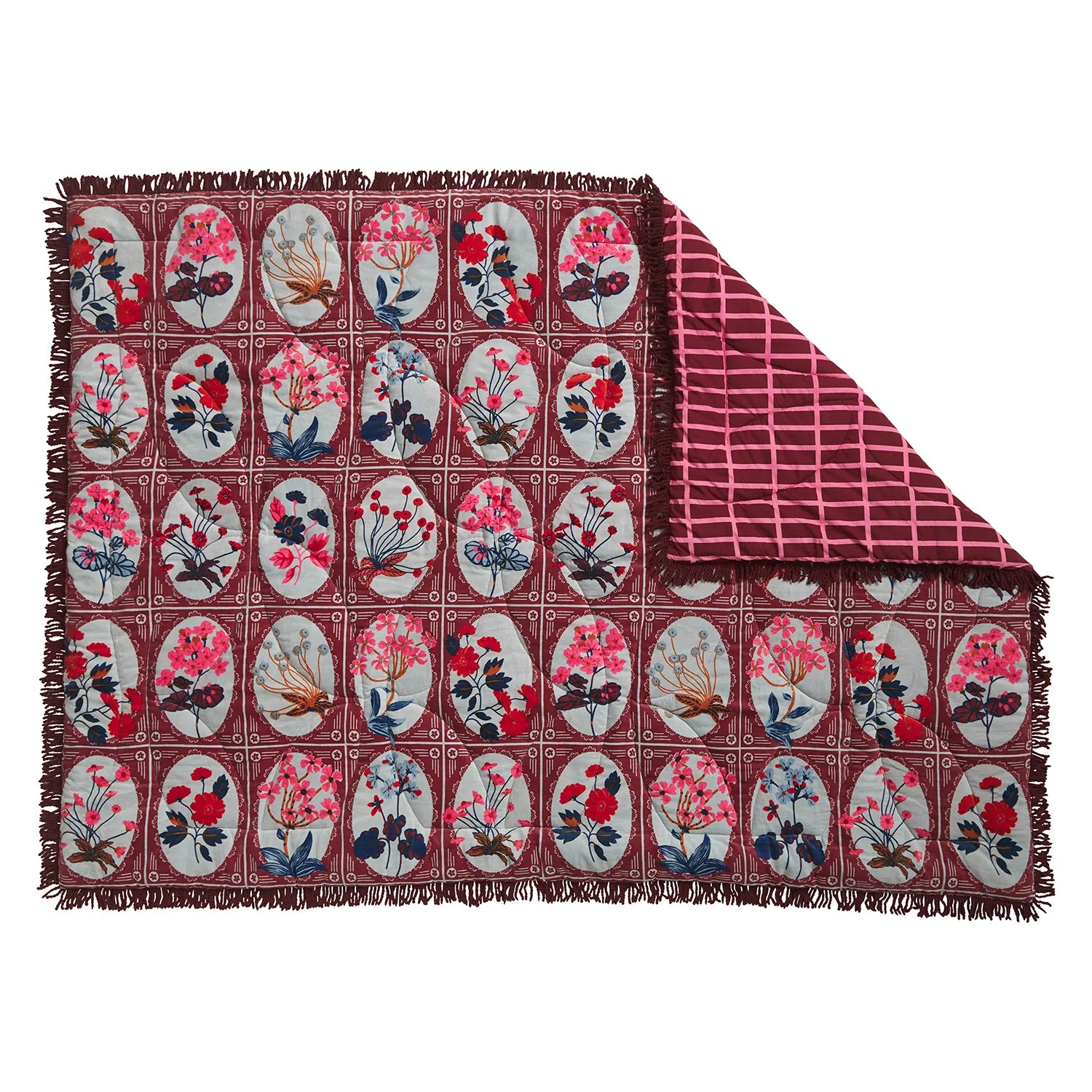 Gigi Velvet Blanket By Sage & Clare reversible bedspread