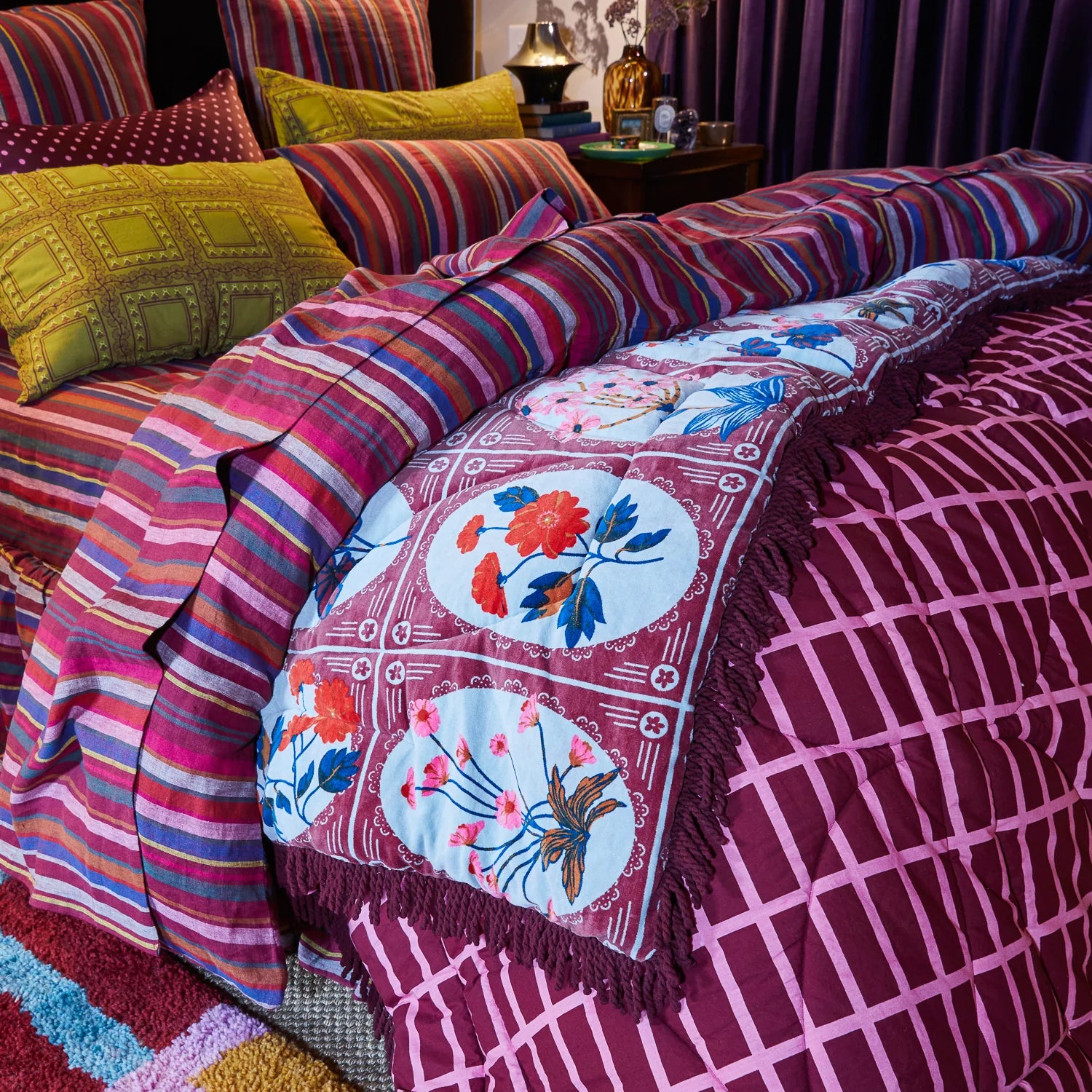 Gigi Velvet Bedcover By Sage & Clare