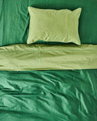 Green fitted sheet by Kip & Co
