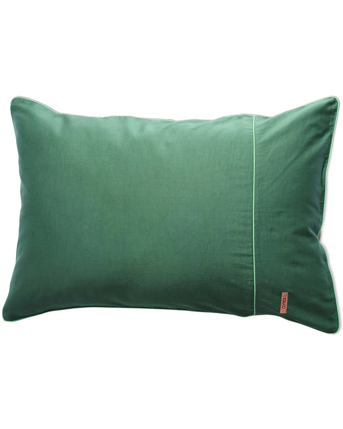 Glow In Green Bamboo Cotton Pillowcases 2P Set by Kip & Co