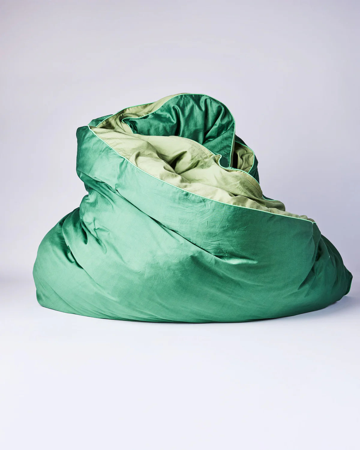 Glow In Green Bamboo Cotton Quilt Cover by Kip & Co