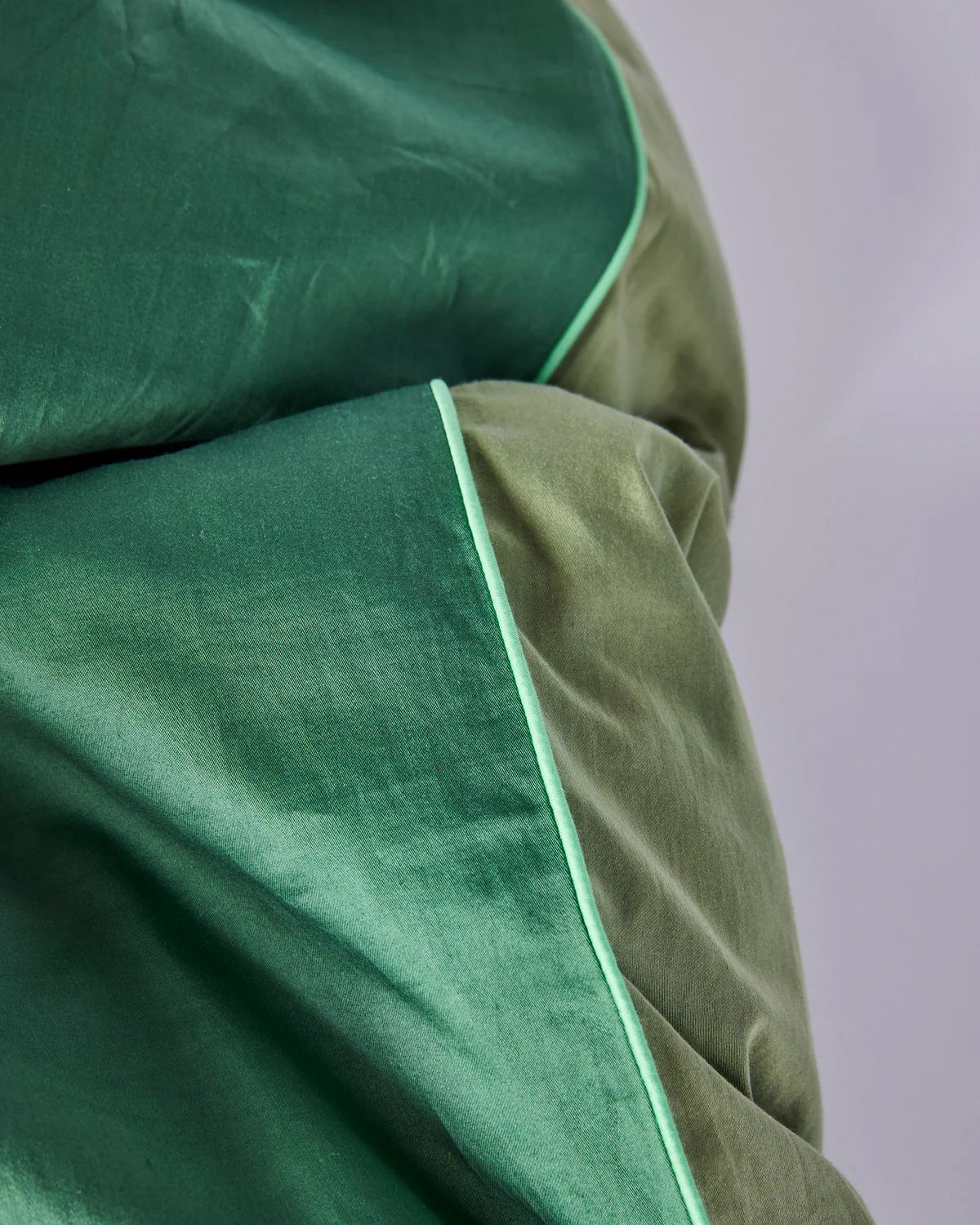 Glow In Green Bamboo Cotton Quilt Cover by Kip & Co