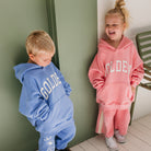 Girl in Golden Hoodie - Pink Icing | Golden Children and matching pants