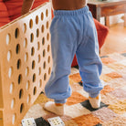 Back view of the Golden Lounge Pants - Pool Blue | Golden Children