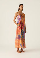 Grace Strapless Floral Dress by Mos the Label