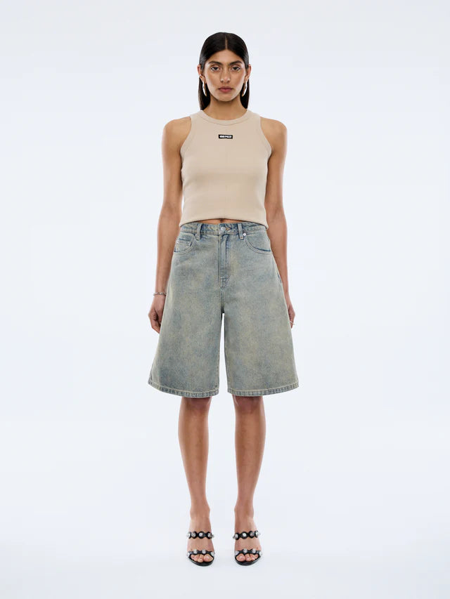 Gracie Bermuda Short – Peach Wash by Ena Pelly