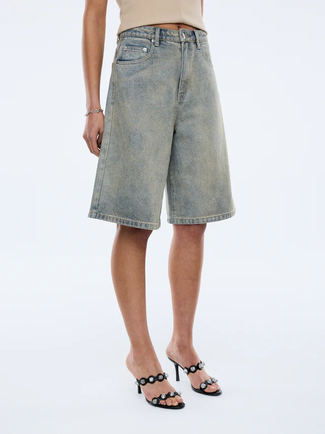 Gracie Bermuda Short – Peach Wash by Ena Pelly