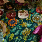 Green and Yellow floral tablecloth by Sage & Clare