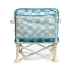 back view of IZIMINI Harper v2 baby chair - blue