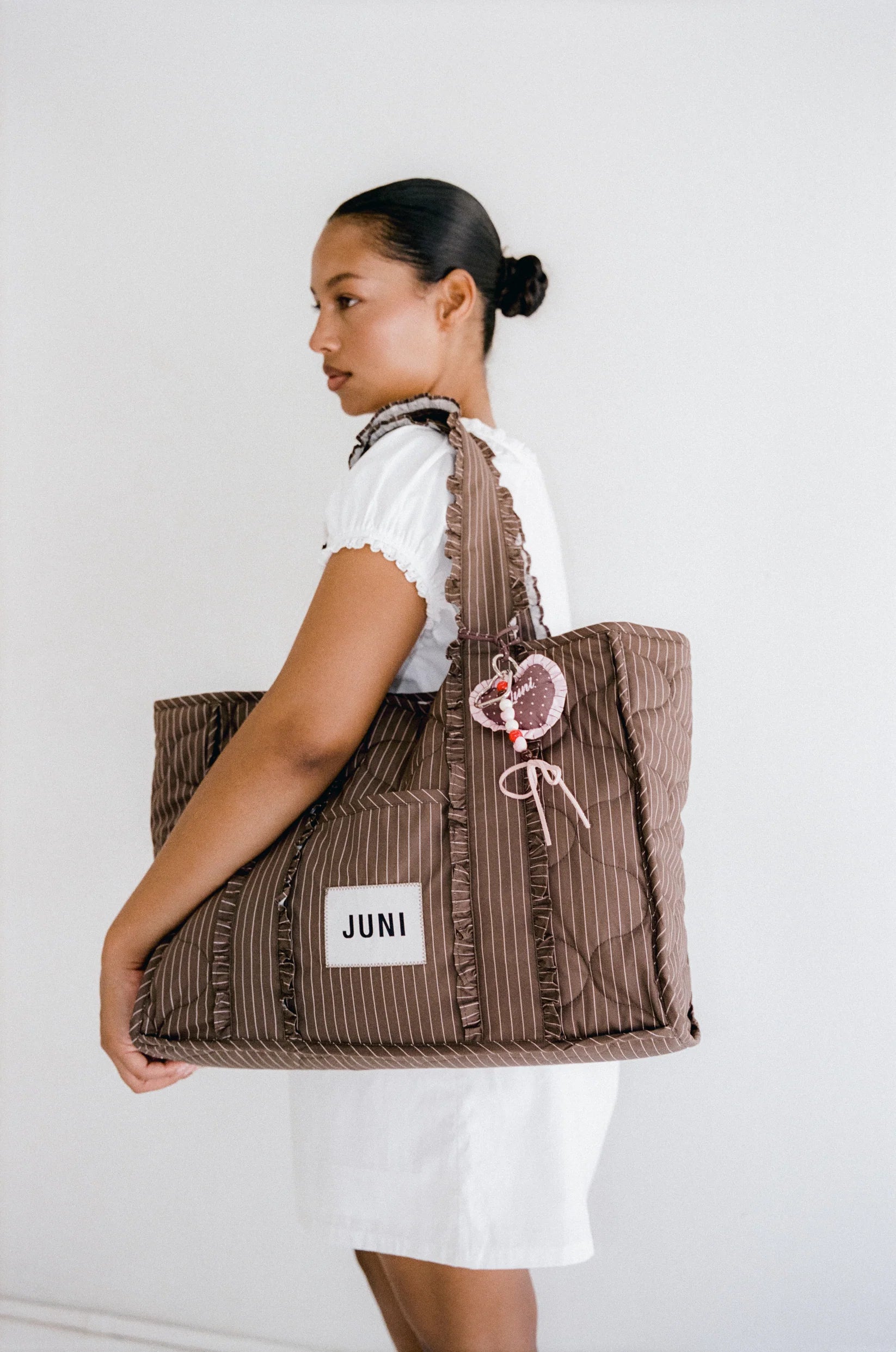 Brown Juni bag charm