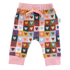 Heart Checkerboard Trackpants | Kapow Kids