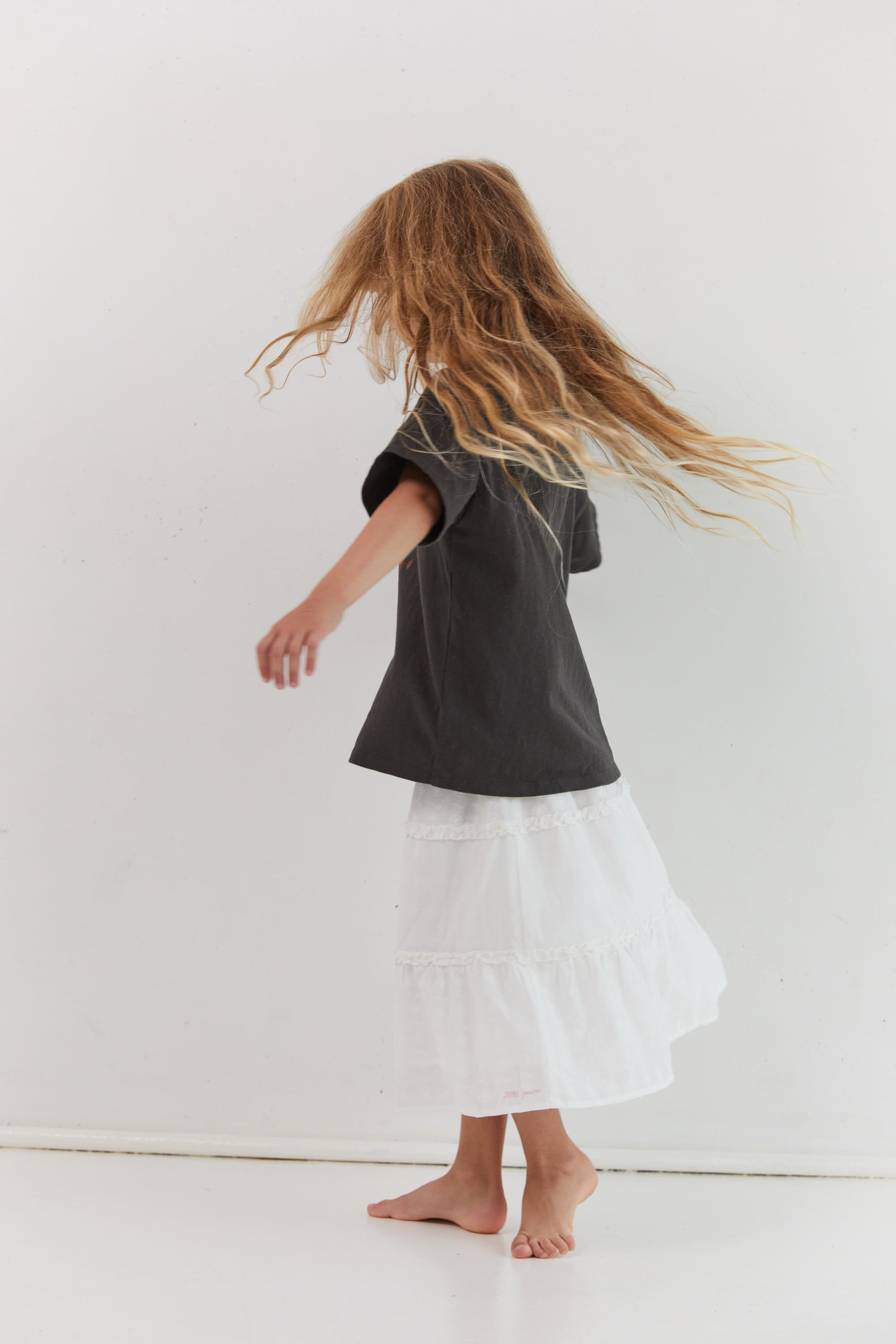 Oversized organic cotton t-shirt Hearts On Fire Juni brand