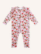 Hearts Floral' Precious Frill Coverall - Pink by Fleur Harris