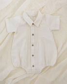 Henry Romper Ivory by Noralee