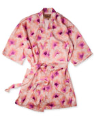 Hibiscus Peach Eco Satin Robe by Kip & Co