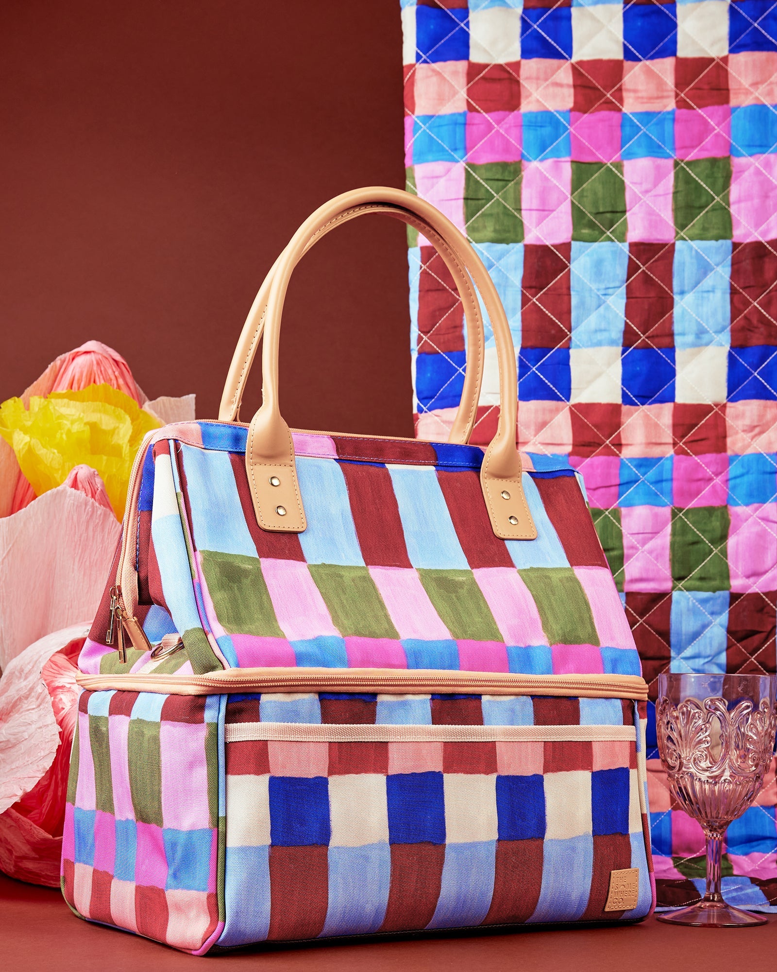 Hopscotch cooler bag by The Somewhere Co