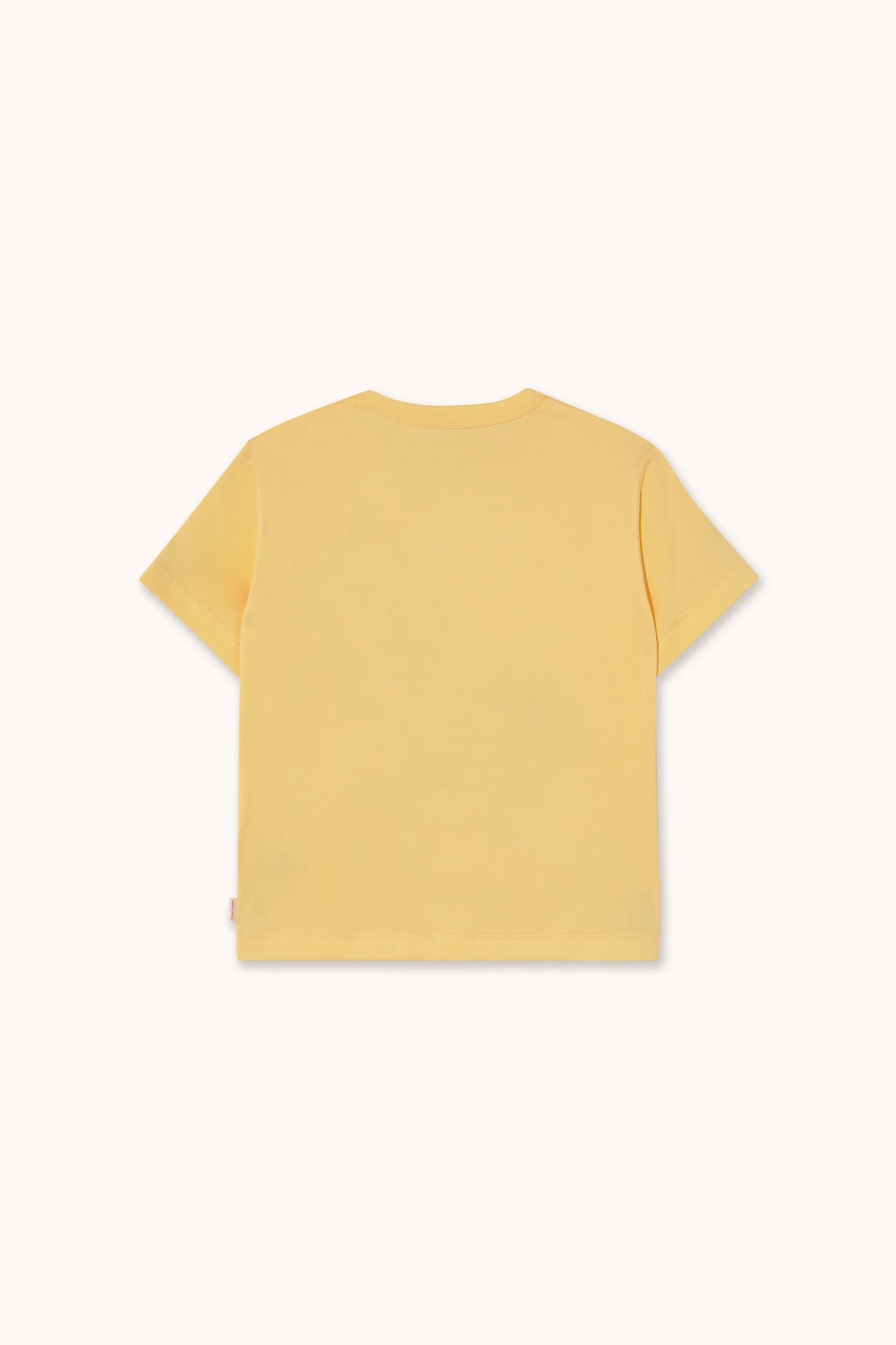 back of Horse graphic tee by Tiny Cottons - yellow tshirt with horse graphic and outlander text