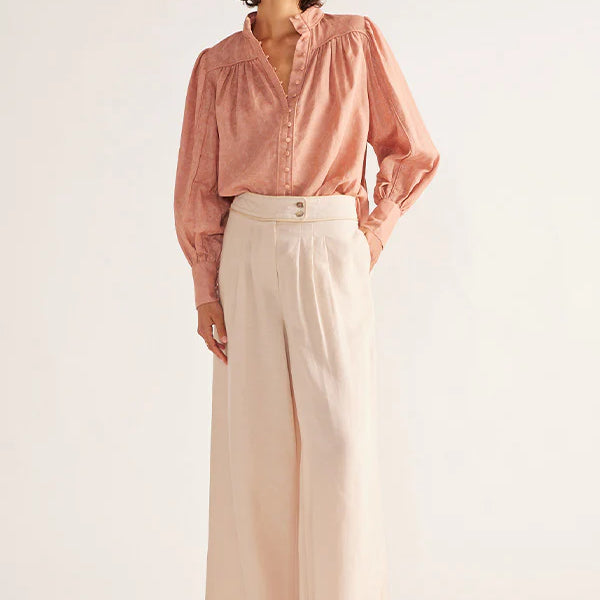 Ines Blouse by MOS The Label Dusty Pink colour