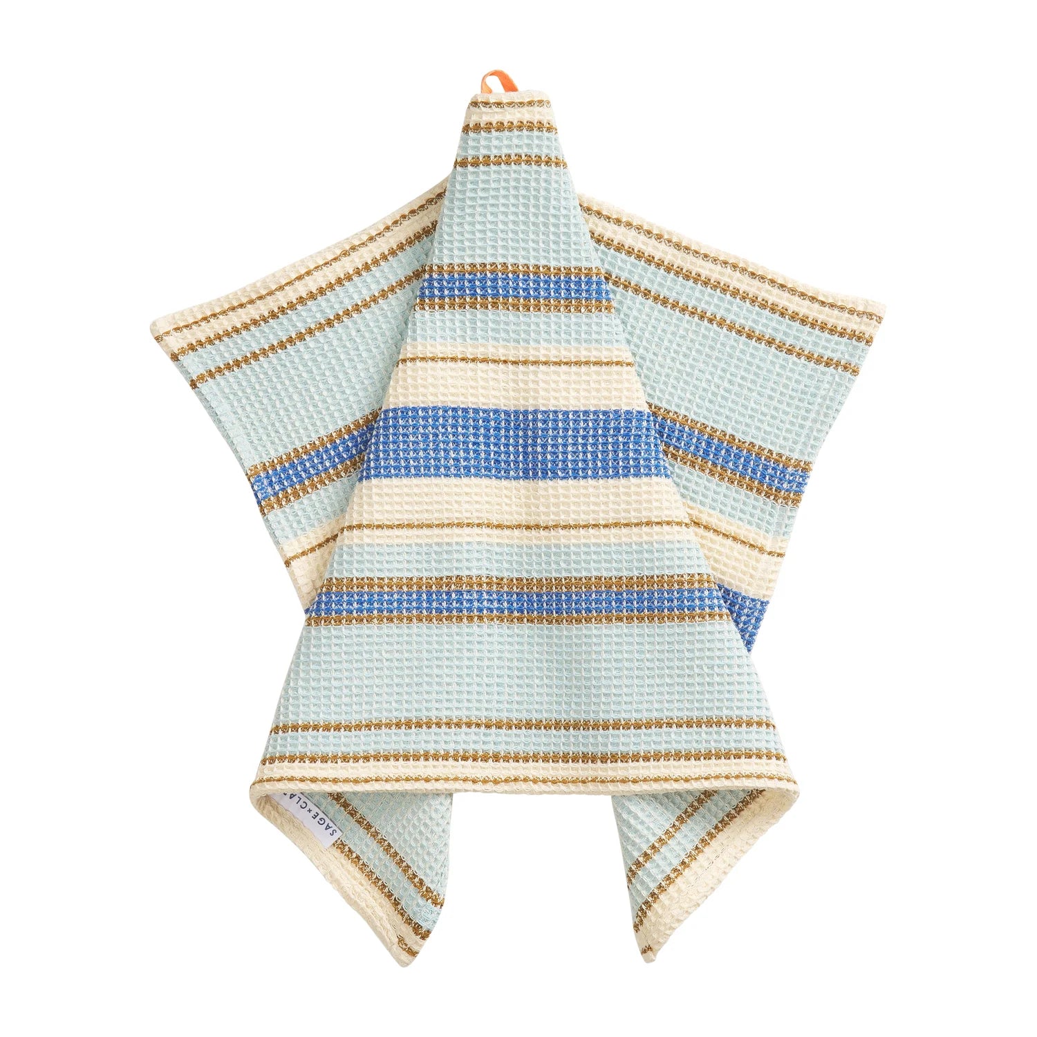 Ishani Stripe Tea Towel in Sky