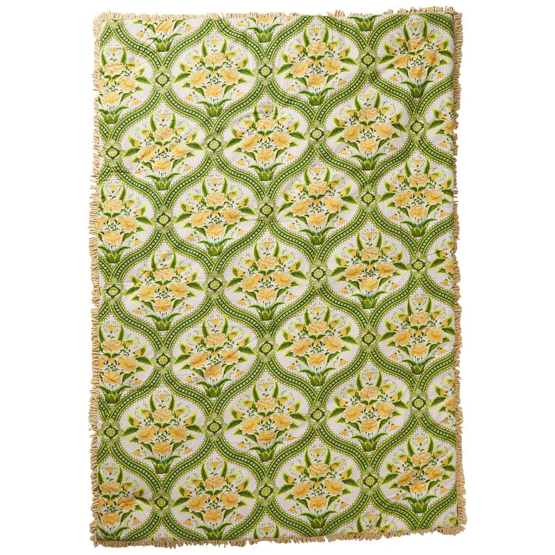 retro style bedcover design