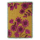 Ismay Tufted Bedcover by Sage & Clare with purple floral embroidery