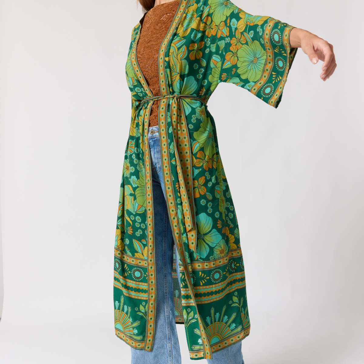 Jade Robe - Emerald by Nine Live Bazaar – Little Cove Collective