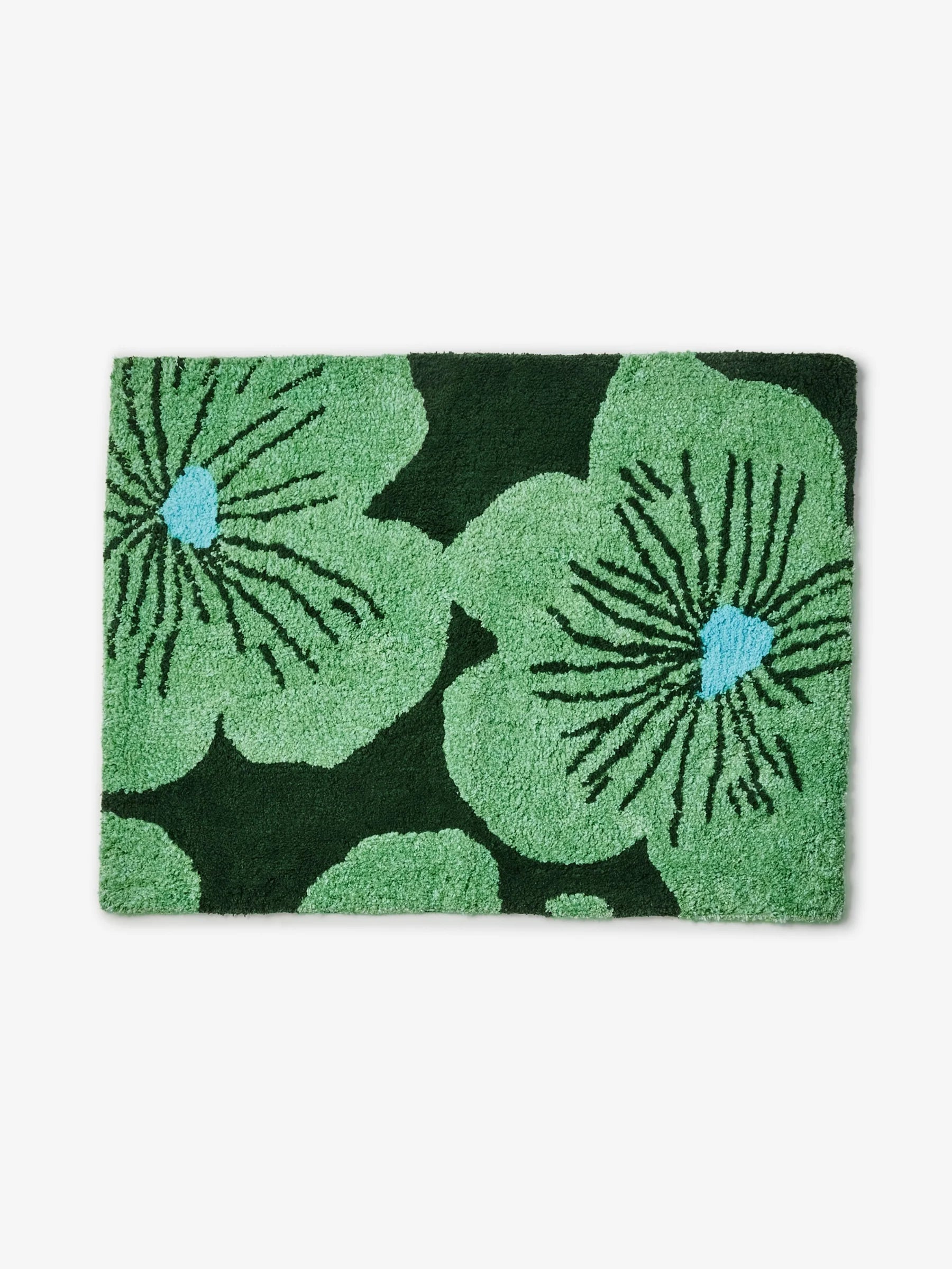 Jardin Green bath mat by Bonnie and Neil