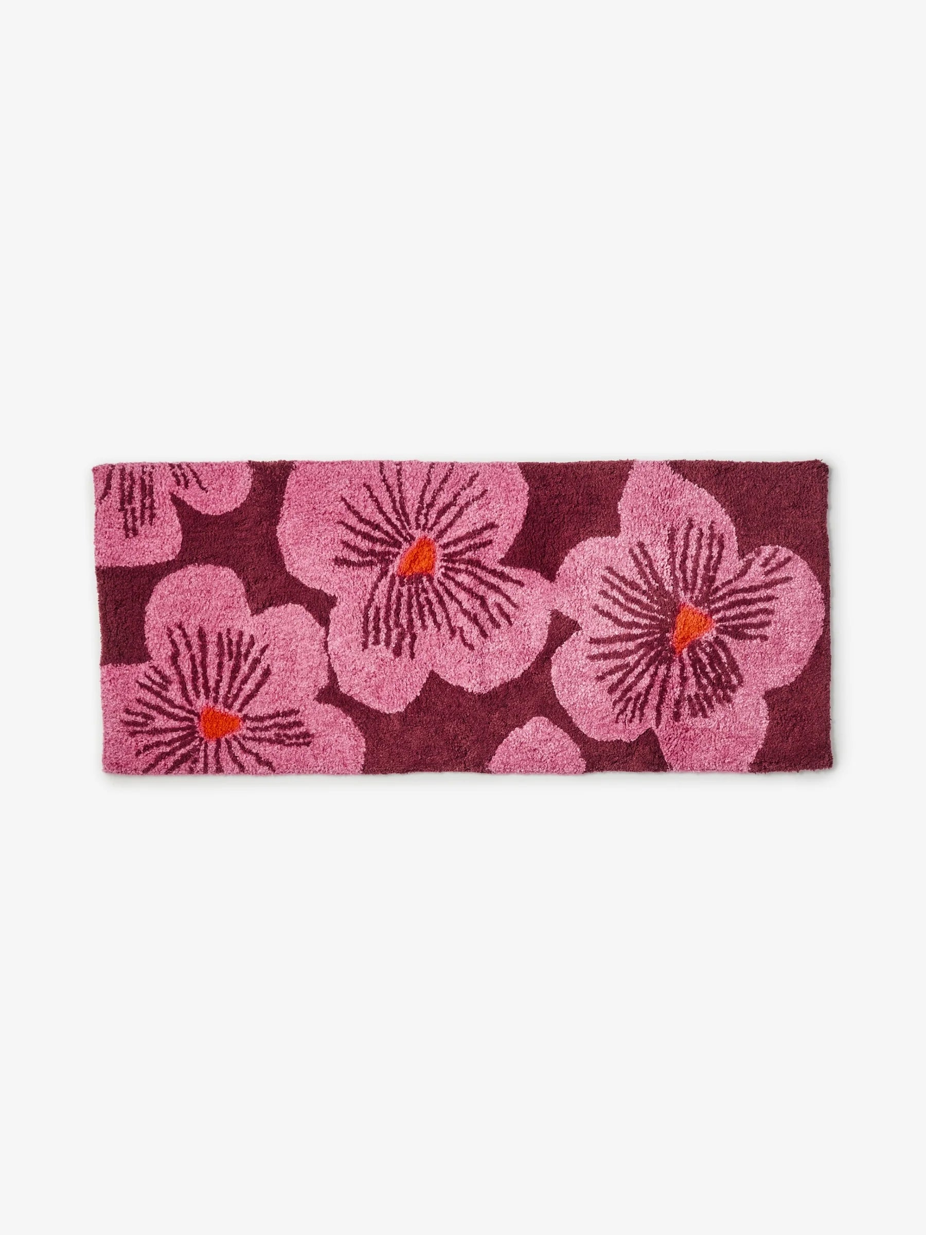Jardin Pink Bath runner by Bonnie & Neil