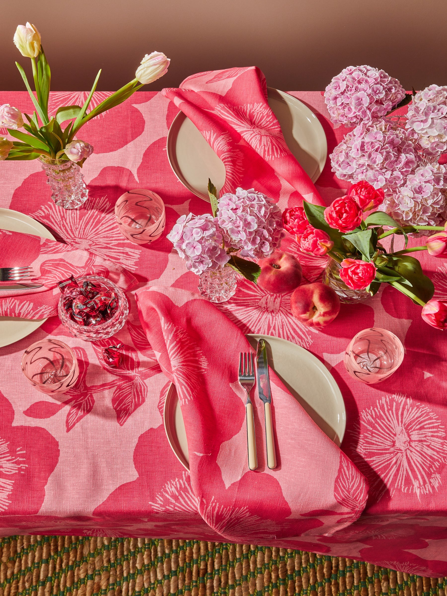 Jardin Pink Napkins by Bonnie & Neil