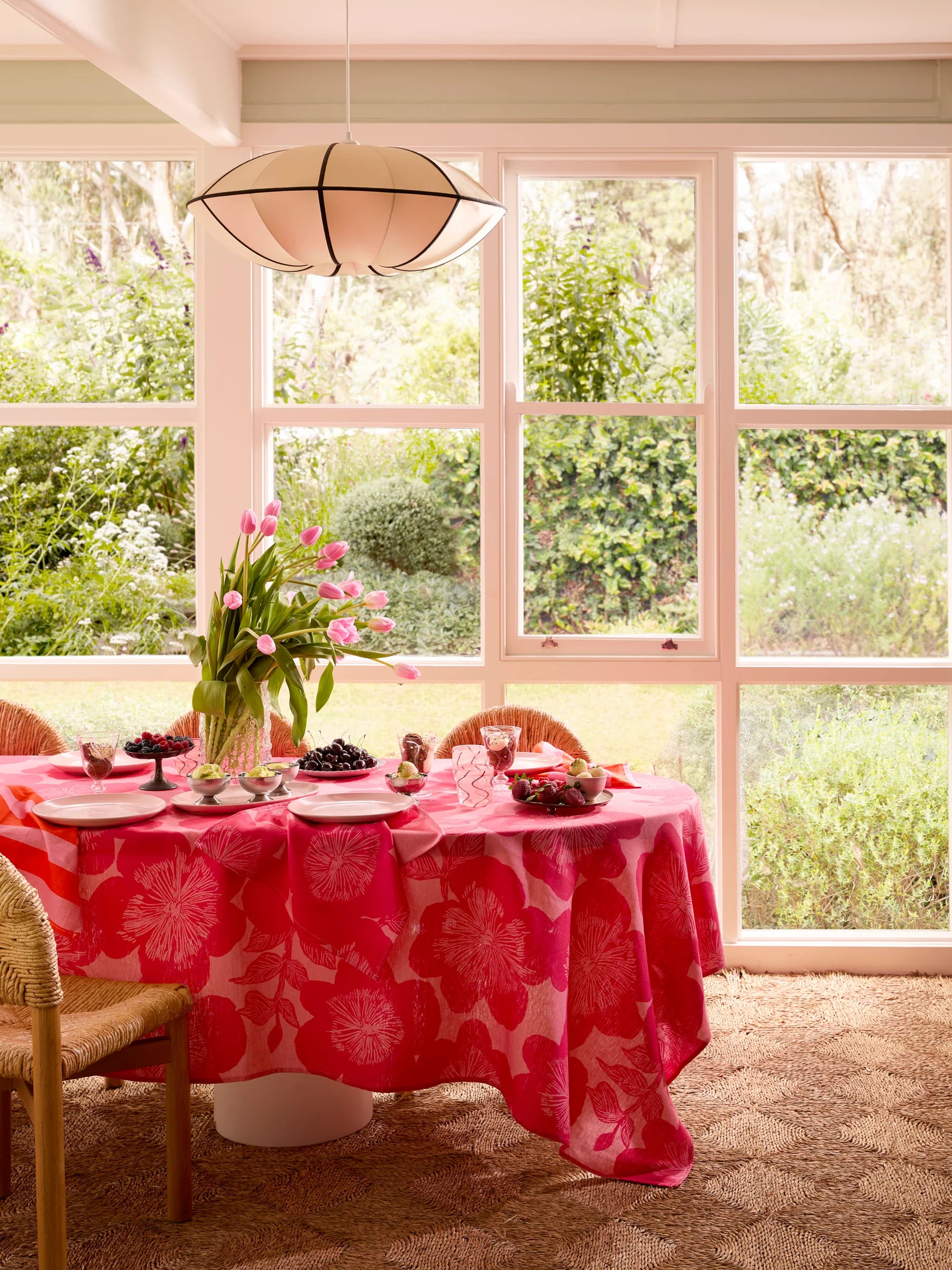 Jardin Pink Napkins by Bonnie & Neil