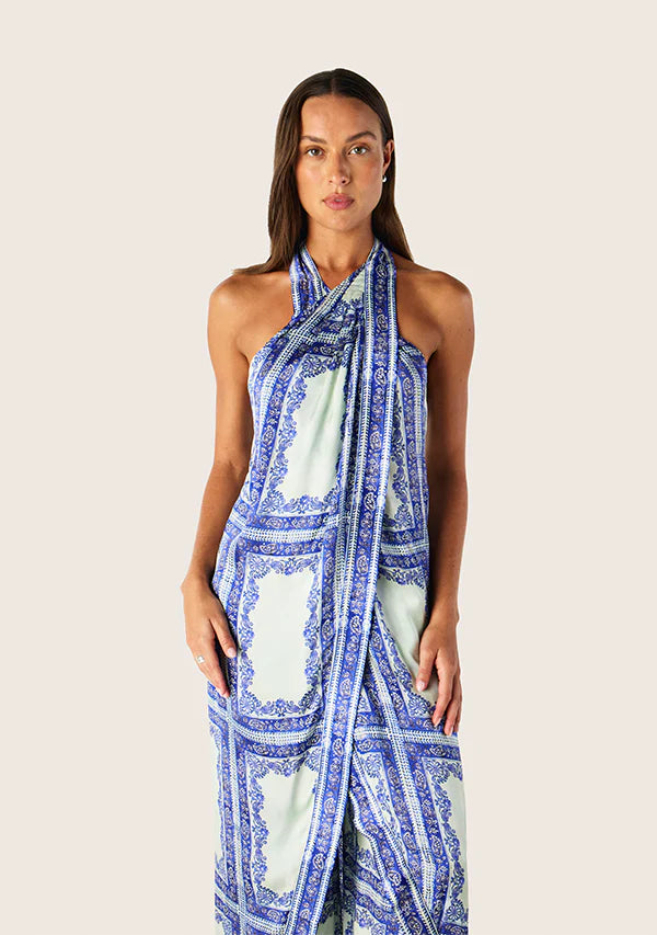 Jordi Halter Wrap Top by MOS The Label