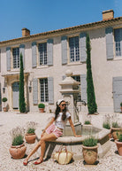 model wearing Josie Boxer Short – Red Check by Juni