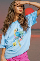 model wearing Kalypso T-Shirt By Sea Street