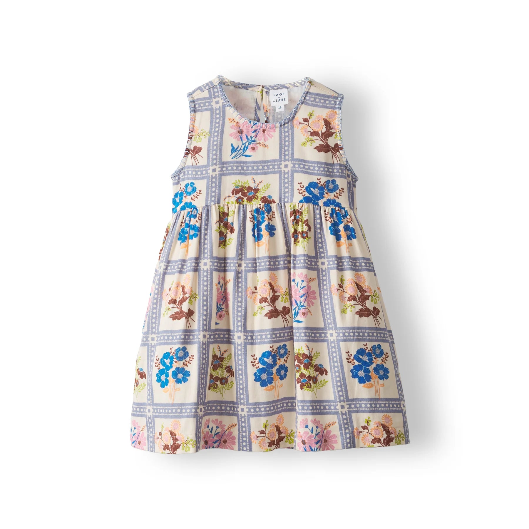 Kid's charita swing dress by sage and clare