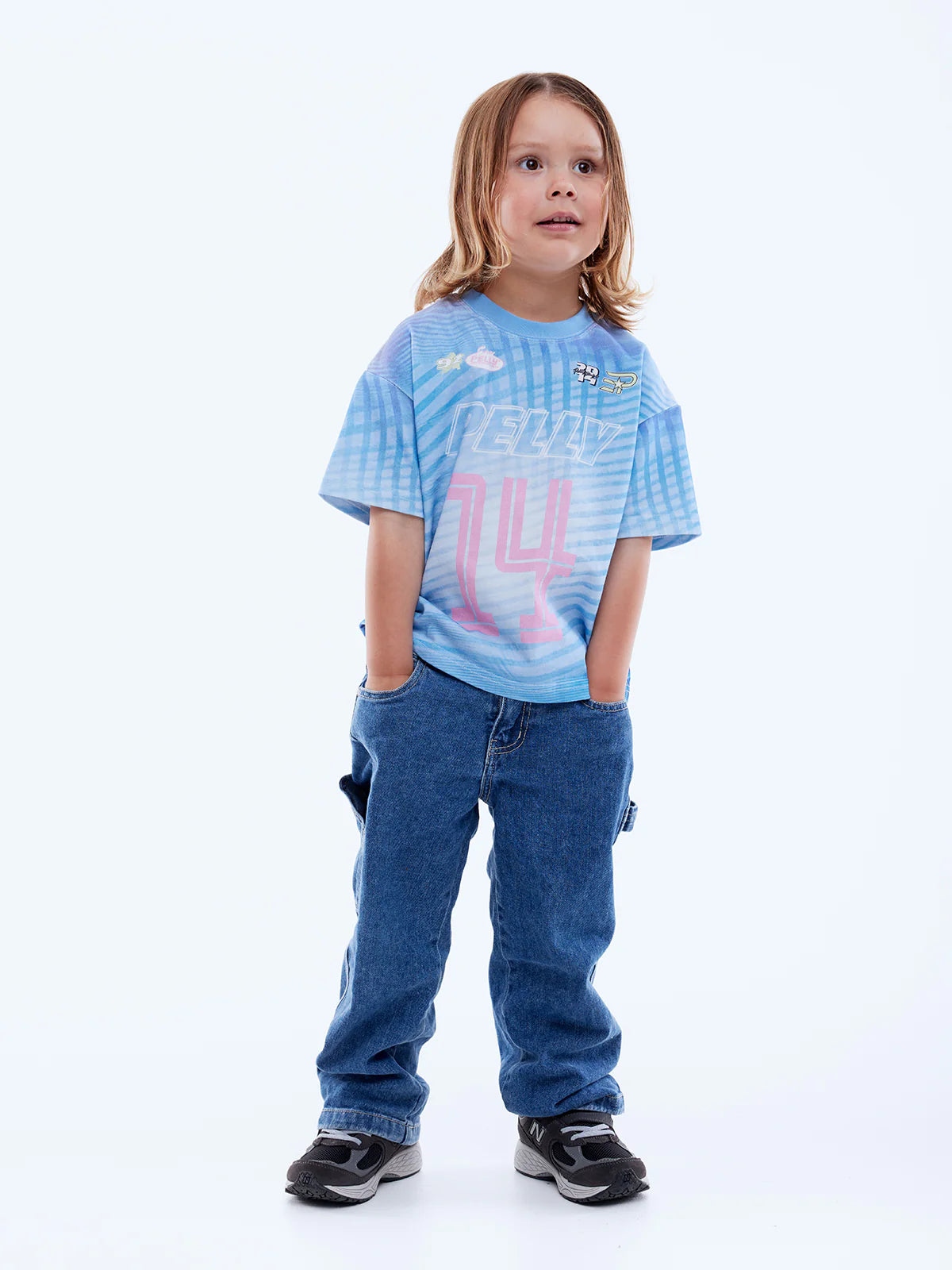 Blue tshirts with pink number 14 image by Ena Pelly