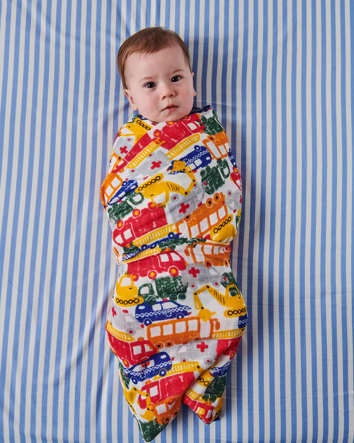 Bamboo Swaddle Design: Sea Friends by Kip & Co