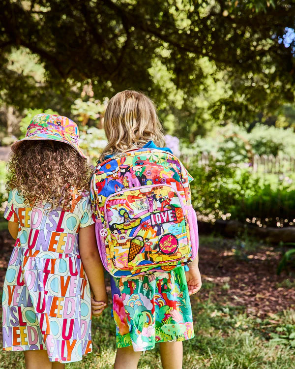 Kip&amp;Co x The Beatles All You Need Is Love Organic Cotton Everyday Dress