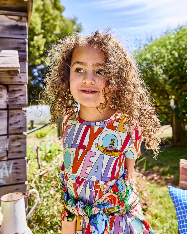 Kip & Co x The Beatles All You Need Is Love Organic Cotton Everyday Dress