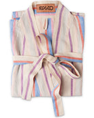 Kip & Co Maldives Stripe Linen Robe