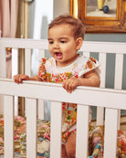 shop Kip & Co Kip&Co X Fairyland Friends Forever Organic Short Sleeve Frill Romper by Kip & Co online