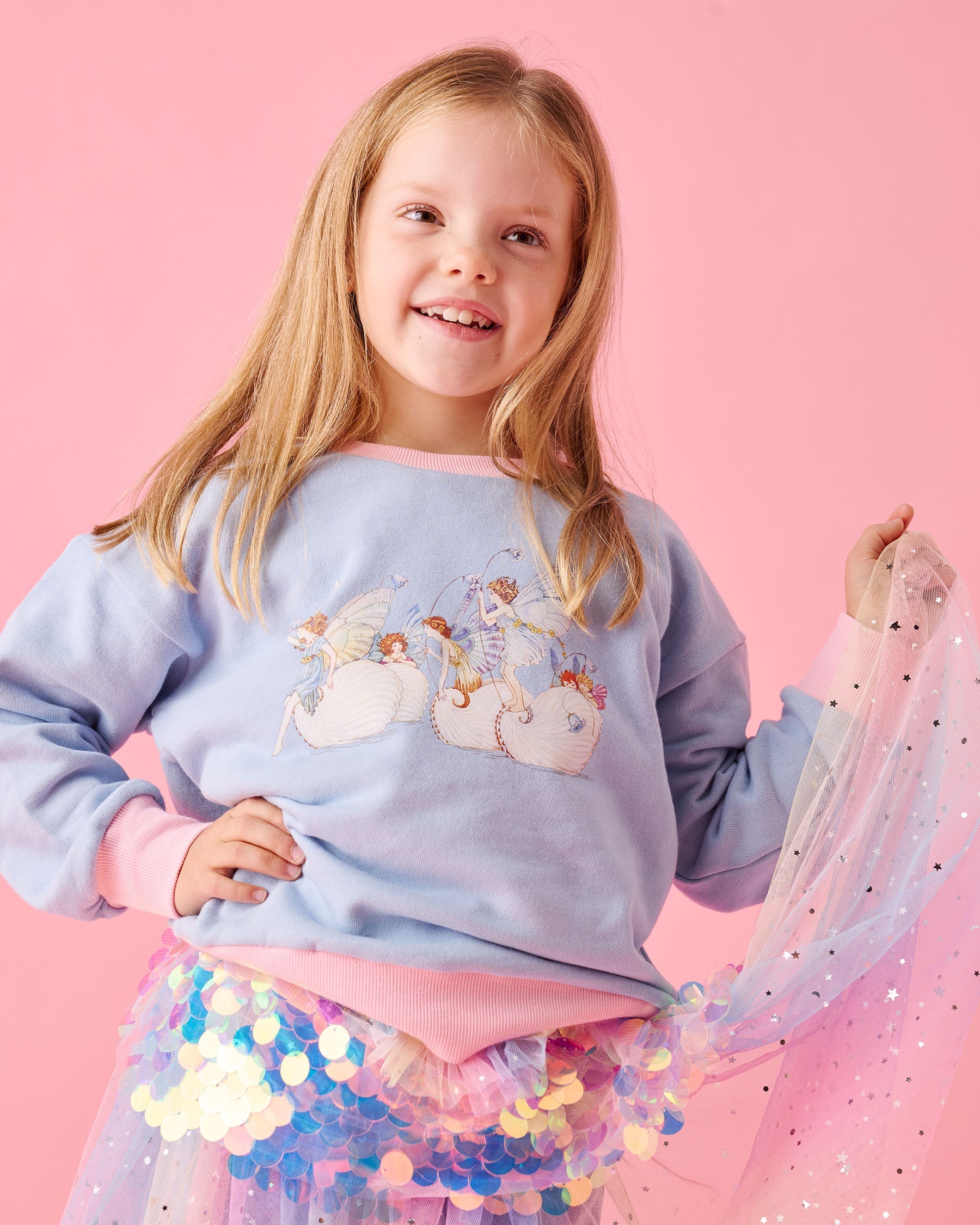 buy Kip&Co X Fairyland Lake Sailing Organic Cotton Sweater by Kip & Co online Australia
