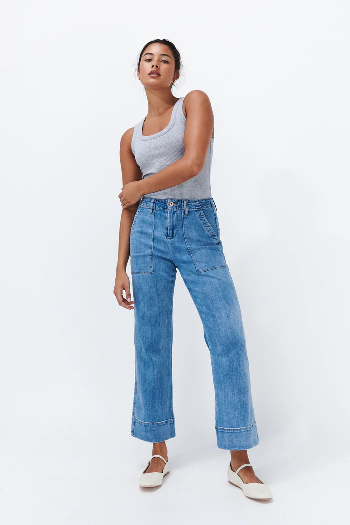 Kireina Celeste pant in 70s Blue