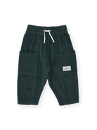 Kit Corduroy Pocket Pant Flat Lay - Moss | Goldie + Ace