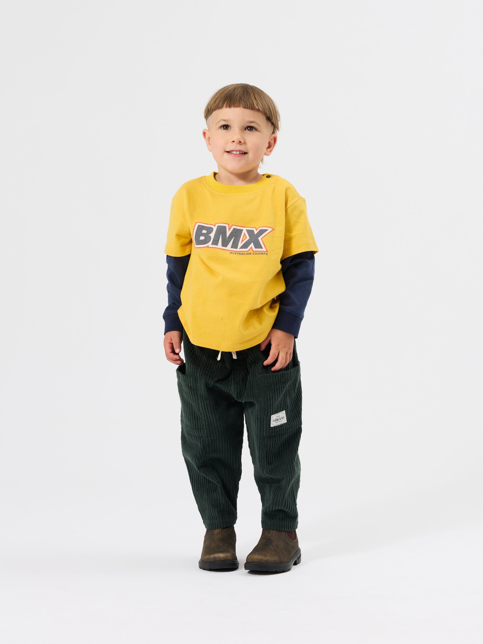 Kit Corduroy Pocket Pant - Moss | Goldie + Ace