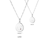 Zodiac Necklace Sterling Silver by Linda Tahija - Leo